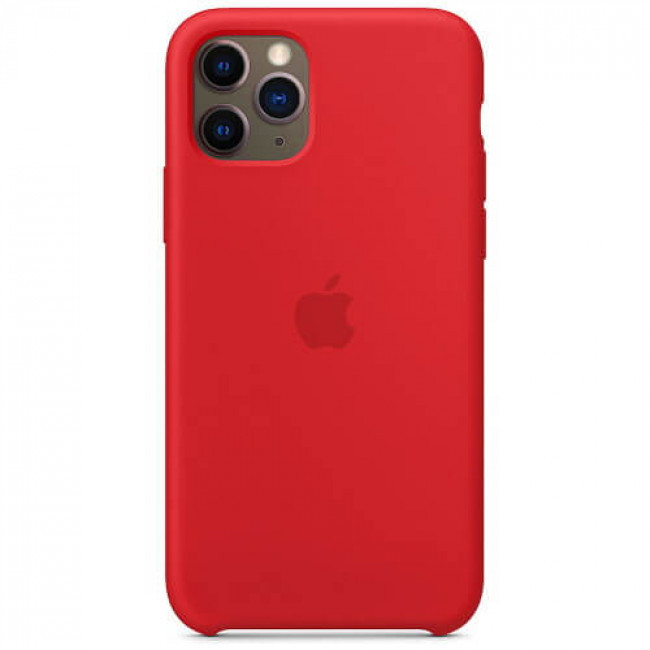 Силиконовый чехол iphone 11 Pro Red (Красный)