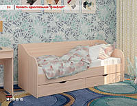 Кровать односпальная Комфорт (Макси мебель) 2030(1930)х800х850мм