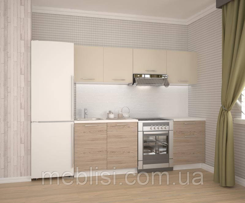 Кухня KATIA 220 світло-бежевий,дуб сан марино Halmar