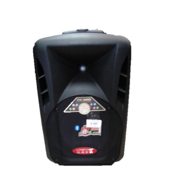 Портативна колонка з мікрофонами Langting SL1007 (120W/USB/Bt/Fm)