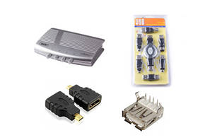 HDMI, VGA, DVI, USB, OTG