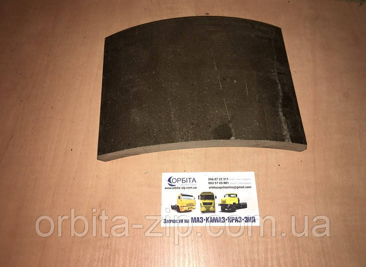 500-3502105 Накладка гальмівної колодки задньої МАЗ 500 (пр-во Трибо)