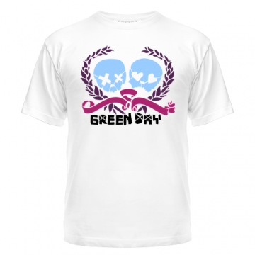 Футболка Green Day Skulls