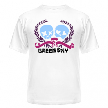 Футболка Green Day Skulls