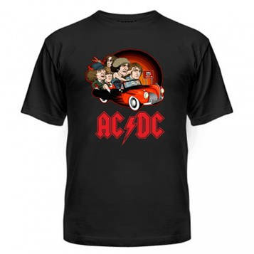 Футболка з групою AC DC