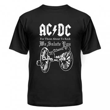 Футболка AC DC з гарматою