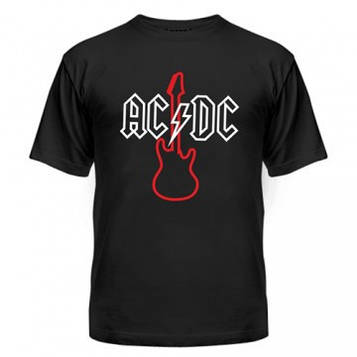 Футболка AC DC з гітарою
