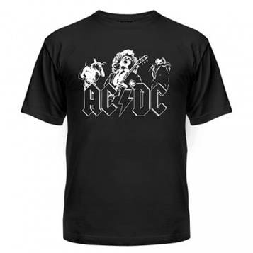 Рокерська футболка AC DC