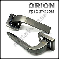 Ручка PUNTO дверная ORION QR GR/CP-23 графит/хром