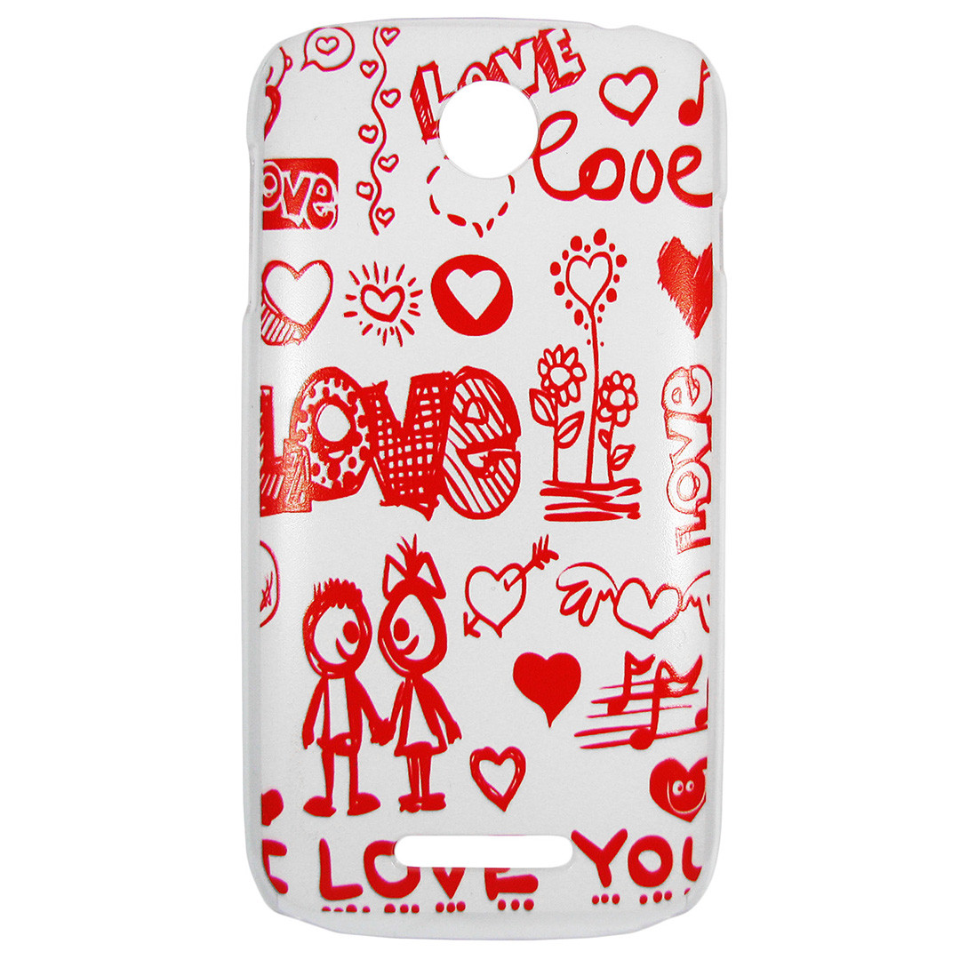 Чехол с рисунком Printed Plastic для Lenovo A760 Love
