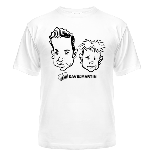 Футболка Depeche Mode — Dave & Martin, фото 1