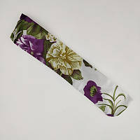 Чохол для віяла світлий з квітами 24х4 см (C1164)