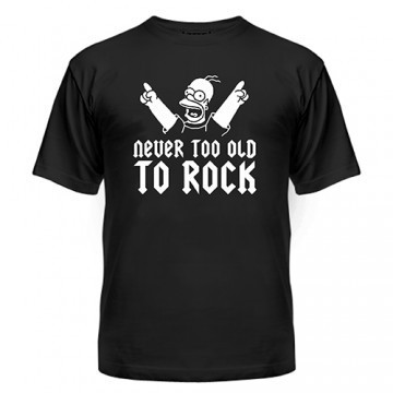 Футболка Rock з Гомером, фото 1
