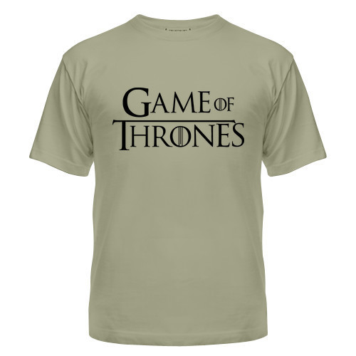 Чоловіча футболка короткий рукав із нанесенням Game of Thrones logo, фото 1