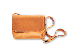 Сумка жіноча шкіряна крос-боді з натуральної шкіри руда коричнева cross-body, фото 2
