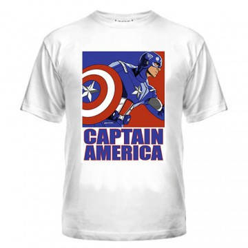 Майка Капитан Америка, цена 360 грн — Prom.ua (ID#1117973322)
