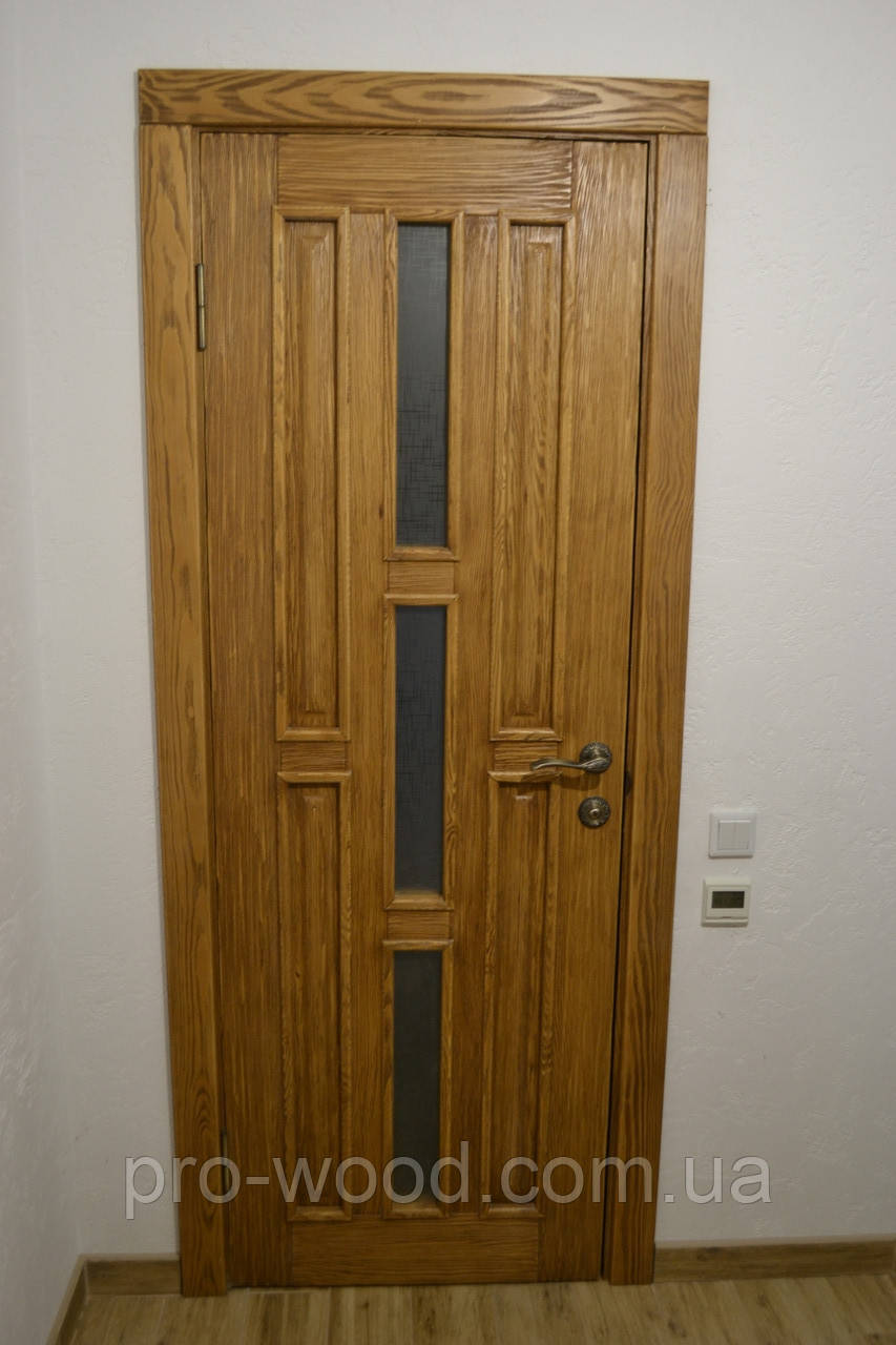 Двери межкомнатные деревянные со стеклом - фото 4 - id-p1118103382