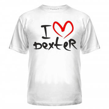 Футболка I love Dexter