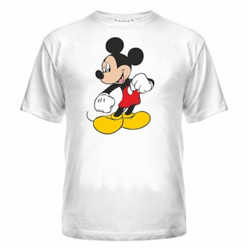 Футболка чоловіча з малюнком Мікі, друк на футболках на замовлення, фото 1