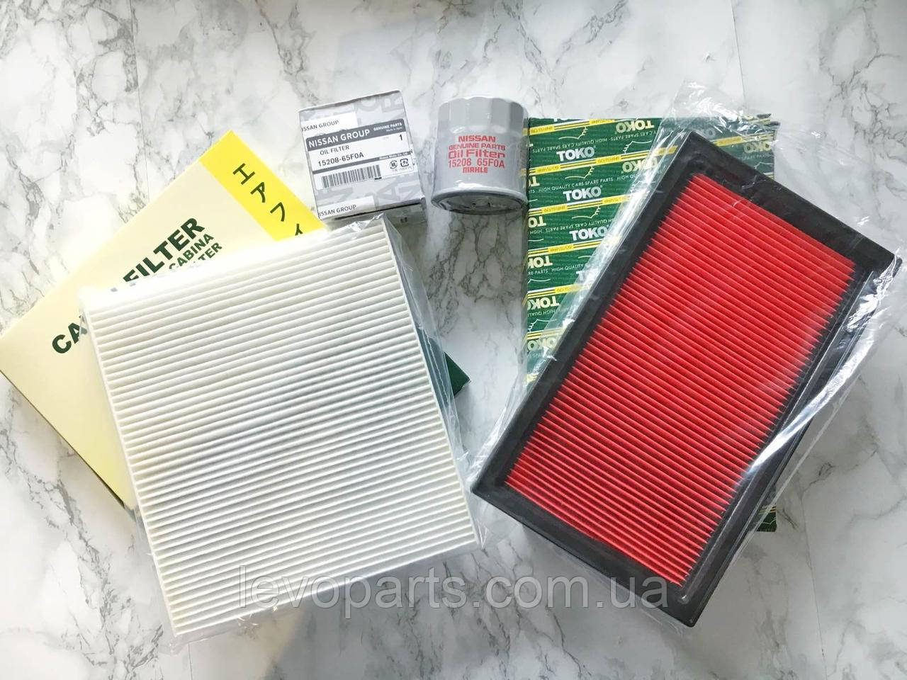 Комплект фільтрів Nissan Almera Classic 1.6i (фільтр оливний, повітряний, салону) Ніссан Альмера Класик, фото 1