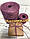 Шпагат джутовий/мотузка для декору і упаковки, колір фіолетовий, фото 3