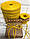 Шпагат джутовий/мотузка для декору і упаковки, колір жовтий, фото 2