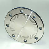 Фланець глухий нержавіючий плоский AISI 304 Ду200 Ру10, фото 7