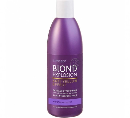 Відтіночний бальзам для волосся для нейтралізації жовтизни - Арктичний блонд Concept Blond Explosion