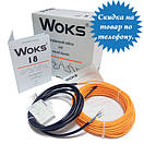 Тепла підлога електрична (двожильний кабель) в стяжку Woks-18 500 Вт (2,8-3,5 м2), фото 3