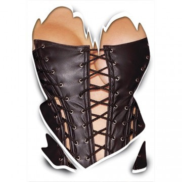 Футболка з тілом жіночим (корсет), фото 1