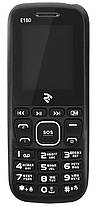 Мобільний телефон 2E E180 DS Black/Grey Гарантія 12 місяців, фото 3