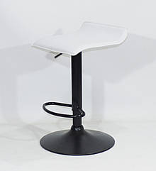 Стілець барний ABAZ BAR BK-BASE ЕК БІЛИЙ з підніжкою