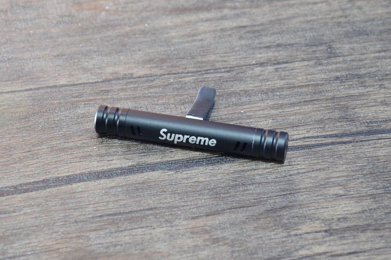 Ароматизатор VIP серія на повітропровід SUPREME, освіжувач повітря салону автомобіля чорний