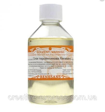 Олія терпентинова (розчинник олійний) 100мл, Renesans, фото 1