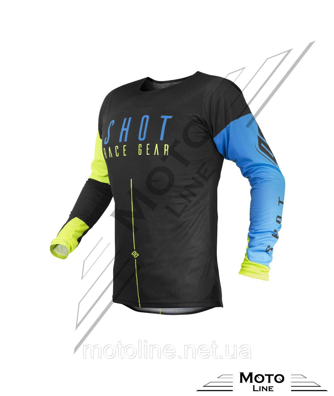 Джерсі Shot Aerolite Alpha Blue Neon Yellow (M)