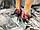 Жіночі туфлі 220-28 у паєтках червоно-рожеві 35-36, фото 2