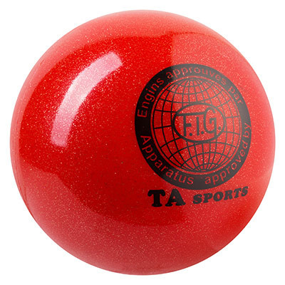 М'яч гімнастичний червоний 16 см TA SPORT