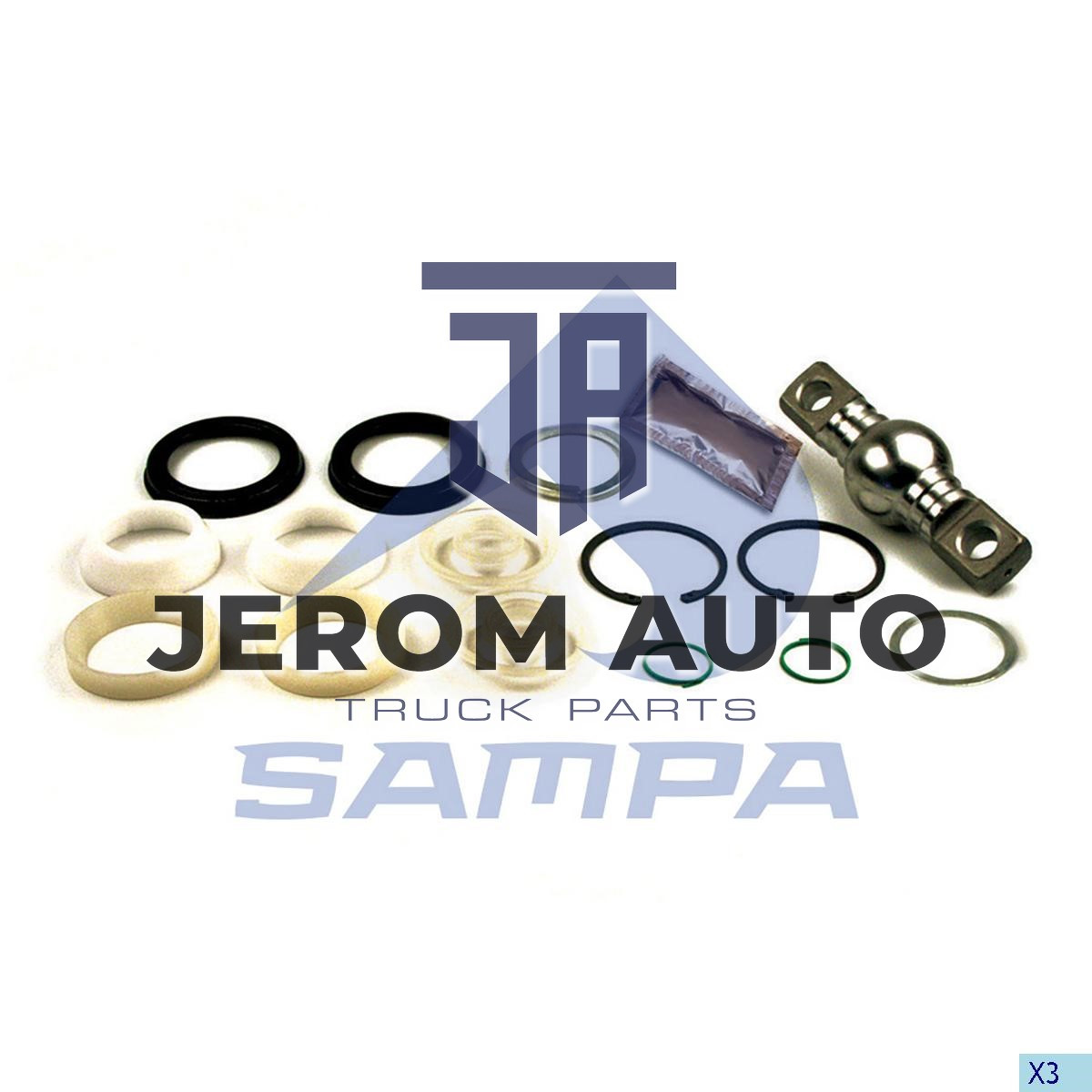 Ремкомплект реактивної тяги DAF CF75,85,XF95,105, Mercedes MK,NG,SK (d80xd21/152) \0693778 \ 010.534