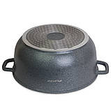 Каструля з кришкою Kamille KM-4426 6.5л Каструля з литого алюмінію Каструля з антипригарним покриттям, фото 6