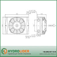 Маслоохолоджувач повітряний (теплообмінник, радіатор, теплообмінний агрегат) до 200 л/хв Bezares