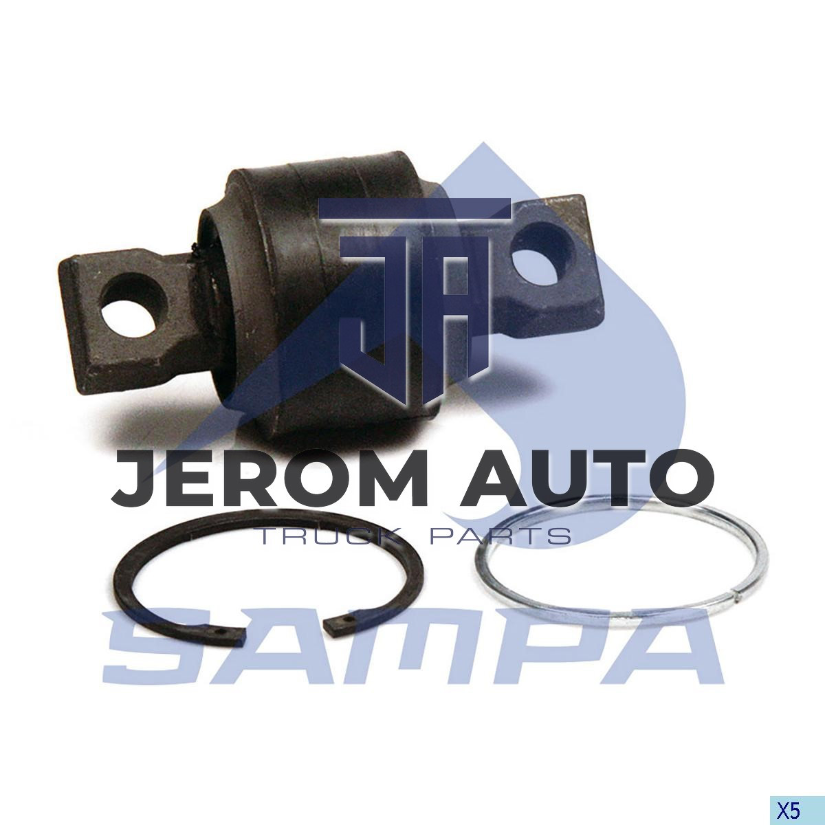 Ремкомплект реактивної тяги DAF, IVECO, MAN, Mercedes, SCANIA, SETRA, NEOPLAN (d85xd19/130) \638862 \ 010.578
