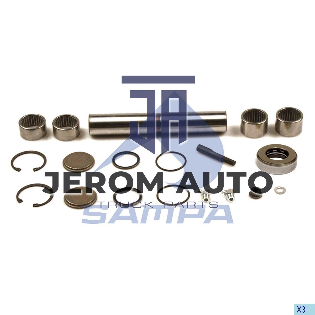 Ремкомплект шкворня Mercedes Actros, Atego на сторону d30x186 \6703300219 \ 010.645