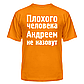 Футболка бавовняна короткий рукав із написом Андреем не накличуть, фото 6