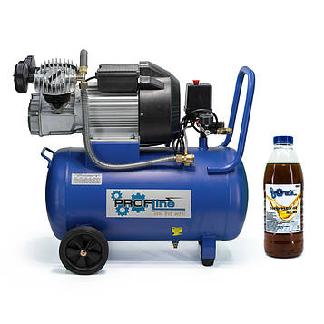 Компресор поршневий 2-х циліндровий 50 л 2.2 кВт 360л/хв Profline LB50V3.0HP