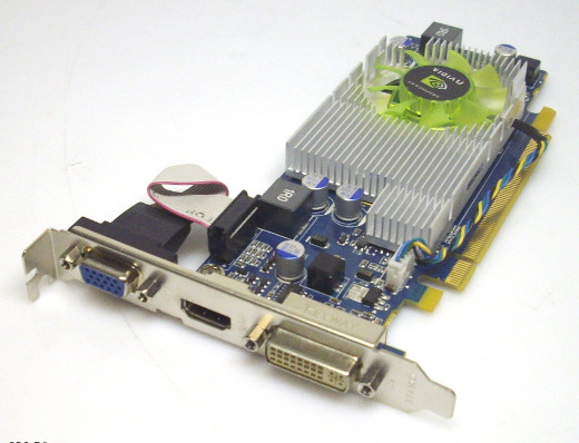 ВИДЕОКАРТА Pci-E Nvidia GeFORCE GT220 на 1 GB и ПОЛНОЙ БИТНОСТЬЮ - 128 BIT c HDMI и ГАРАНТИЕЙ