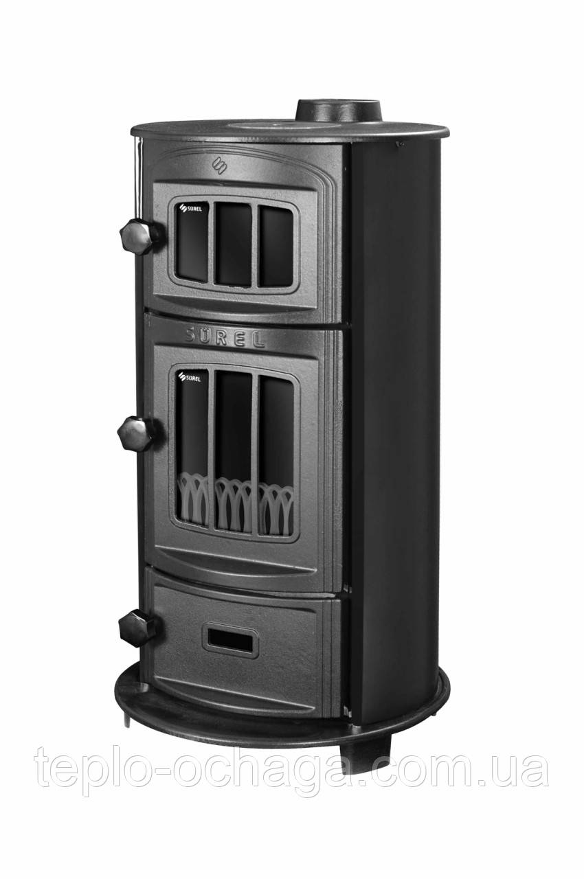 Чавунний камін EК-5109 Duval SUREL Black Edition з духовкою