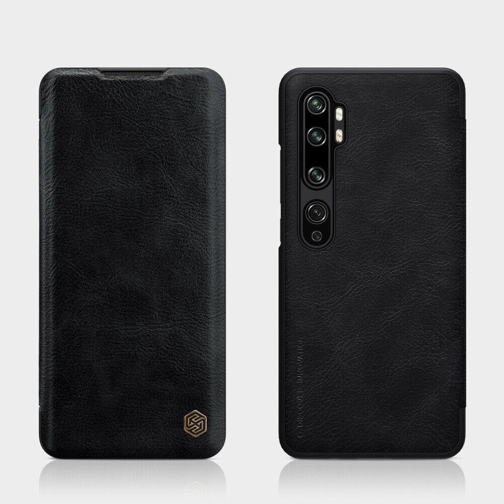 Nillkin Xiaomi Mi CC9 Pro/ Note 10/ Note 10 Pro Qin leather Black case Шкіряний Чохол Книжка