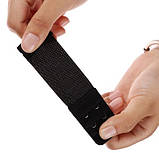 Розширювач на 2 гачки завширшки 3,2 см. з додатковою гумкою, чорний, фото 5