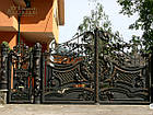 Ковані ворота вуличні розпашні, фото 2