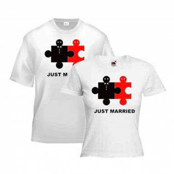 Футболка Пазли Just Married